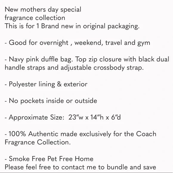 coach duffle bag - Picture 8 of 8